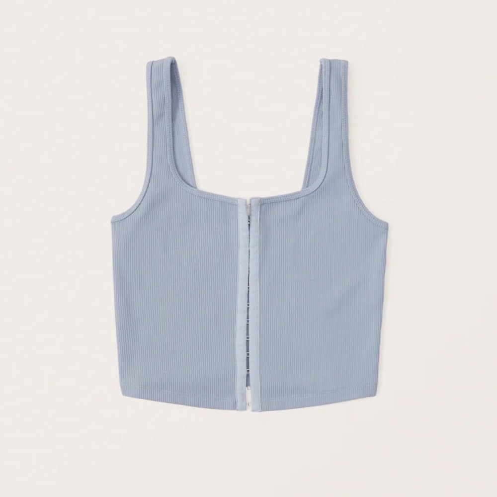 Abercrombie and Fitch Hook and Eye Cropped Tank Top